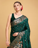 soft silk jacquard work saree