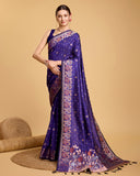 soft silk jacquard work saree