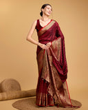 Silk base cotton saree