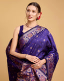 soft silk jacquard work saree