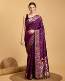 soft silk jacquard work saree