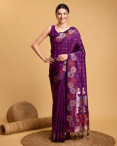 soft silk jacquard work saree