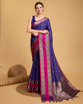 Woven cotton saree