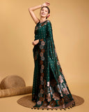 soft silk jacquard work saree