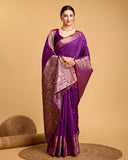 Silk base cotton saree