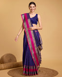 Woven cotton saree