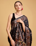 soft silk jacquard work saree