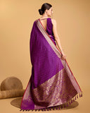 Silk base cotton saree