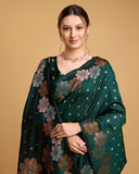 soft silk jacquard work saree