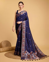 soft silk jacquard work saree