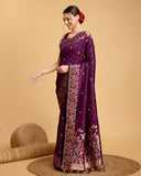 soft silk jacquard work saree