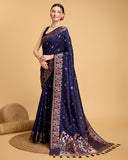soft silk jacquard work saree