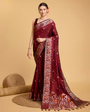 soft silk jacquard work saree