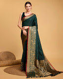 Silk base cotton saree