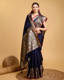 Silk base cotton saree