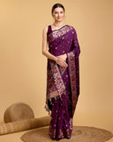 soft silk jacquard work saree