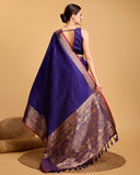Silk base cotton saree