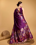soft silk jacquard work saree