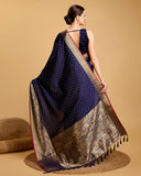 Silk base cotton saree