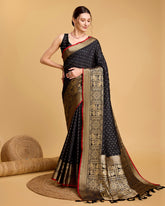 Silk base cotton saree
