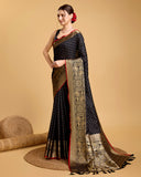 Silk base cotton saree