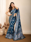 Maslin silk dola saree