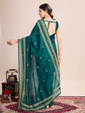 Emroidery silk saree