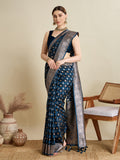 Soft silk zari design saree