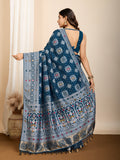 Maslin silk dola saree