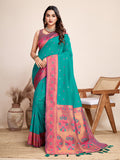 Festival jacquard cotton saree
