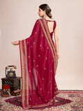 Emroidery silk saree