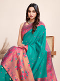 Festival jacquard cotton saree