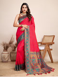 Festival jacquard cotton saree
