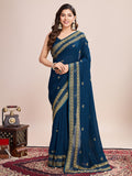 Emroidery silk saree