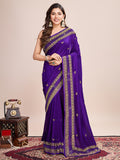 Emroidery silk saree