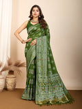 Maslin silk dola saree
