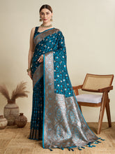Soft silk zari design saree
