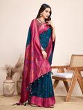 Festival jacquard cotton saree
