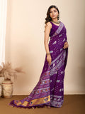 Maslin silk dola saree