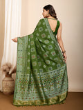Maslin silk dola saree
