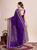 Emroidery silk saree