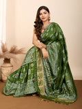 Maslin silk dola saree