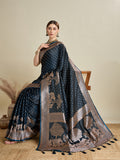 Soft silk zari design saree