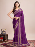 Emroidery silk saree