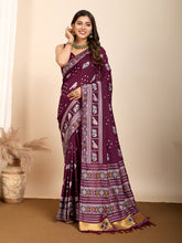 Maslin silk dola saree
