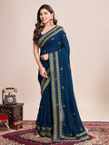 Emroidery silk saree
