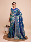 soft silk zari work saree