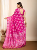 Maslin silk dola saree