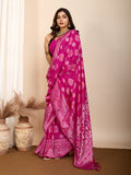 Maslin silk dola saree