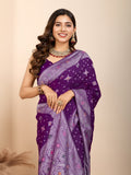 Maslin silk dola saree